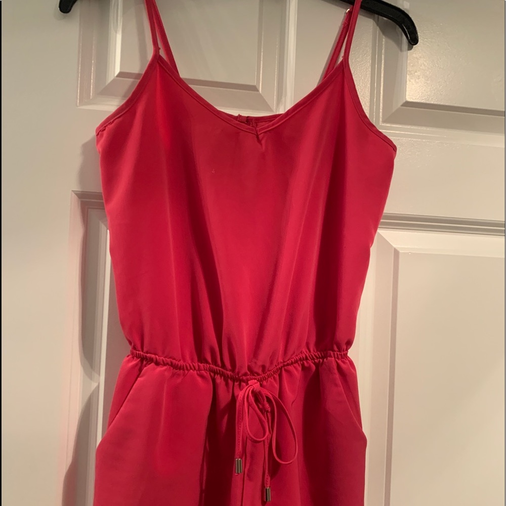 Romper fuschia pink